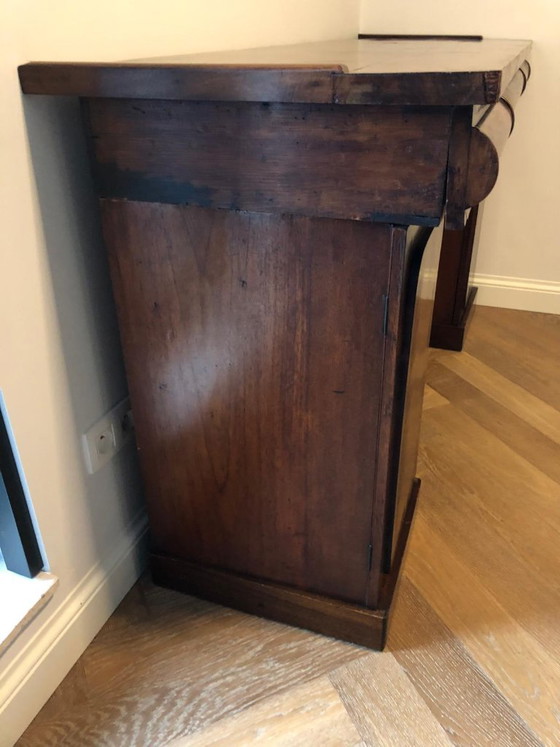 Scrivania Vintage in Legno con Linee Eleganti – Scrivanie, Wood (photo 3 of 6)