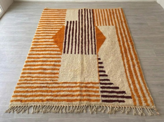 Image 1 of Authentische, handgeknüpfte marokkanische Teppiche | Individuelle Designs & 100 % Naturwolle | 200 cm x 300 cm