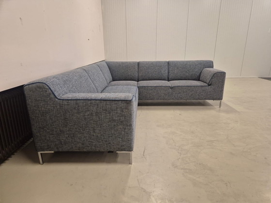 Image 1 of Montel Fresh – Ecksofa – Grau-Blau – Stoff – Design