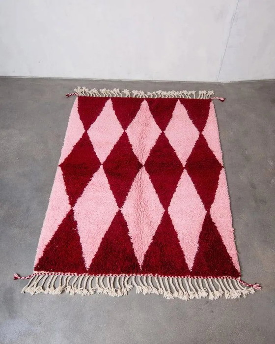 Gebroken wit Marokkaans vloerkleed met geometrische patronen, 250cm x 200cm – Vloerkleden en tapijten, Wool (photo 2 of 8)