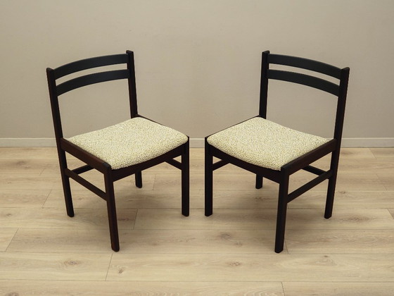 Image 1 of Set di due sedie in palissandro, design danese, anni '70, produzione: Danimarca
