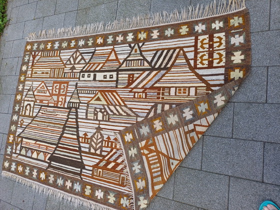 Image 1 of Tapis ou tapisserie Kelim polonais