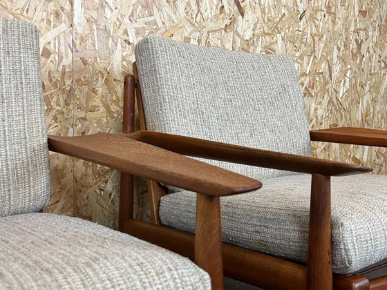 Image 1 of 2x 60s 70s teak Easy Chair Svend Aage Eriksen For Glostrup Design