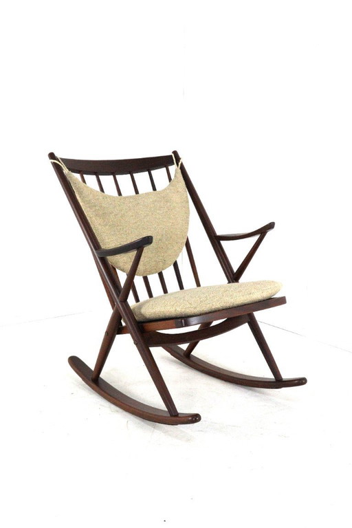Sillón mecedora Frank Reenskaug Bramin modelo 182 vintage