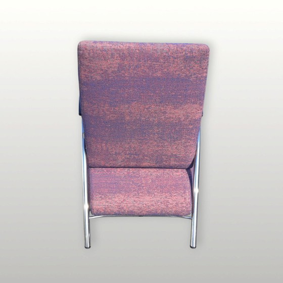 Poltrona Gelderland 5770, design Jan de Bouvrie. Tessuto viola – Poltrone, Tessile (photo 6 of 9)