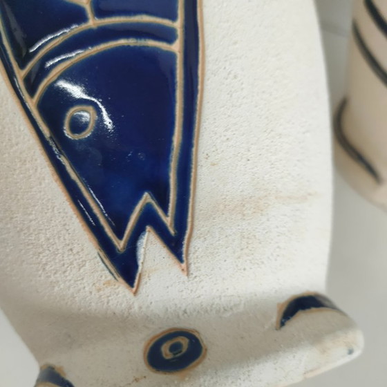 Image 1 of Unieke set aardewerk kruiken vazen (griekse stijl)