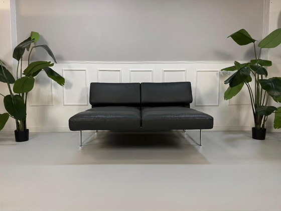 Image 1 of Brühl Roro Soft Sofa Leder Grau Anthrazit Schlafsofa