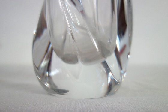 Image 1 of Große Soliflor Vase Kristall Daum H32cm