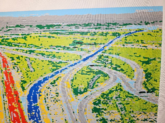 Image 1 of Zeefdruk op canvas Henk van der  Vet