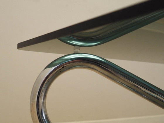 Image 1 of Glazen salontafel, Italiaans design, jaren 70, vervaardigd in Italië.