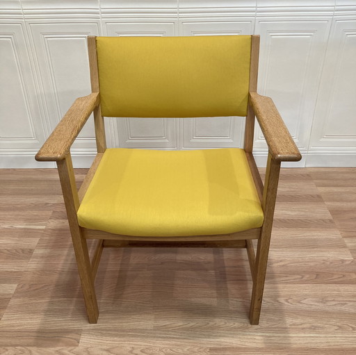 Fauteuil Hans Wegner "design scandinave" 1960.
