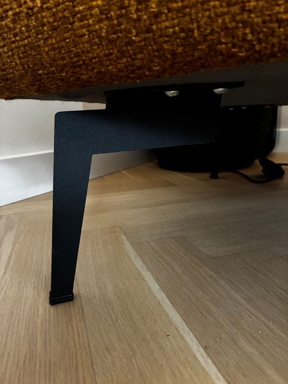 Image 1 of Canapé d'angle Montel avec pouf assorti