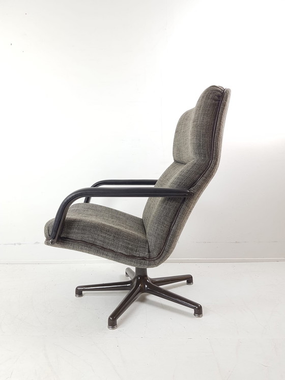 Image 1 of Artifort Drehsessel Grau Braun Melange F154