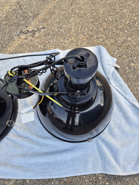 Image 1 of Lampada a sospensione industriale nera