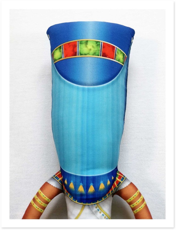 Image 1 of Cadeau Néfertiti | Décoration Néfertiti | Poupée Néfertiti de collection | Art de l'Égypte antique