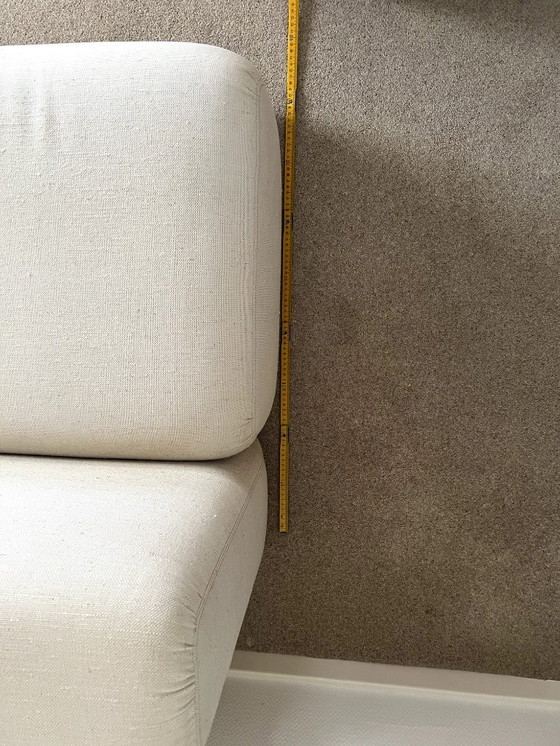 Image 1 of Vintage 1960s sofa - white fabric