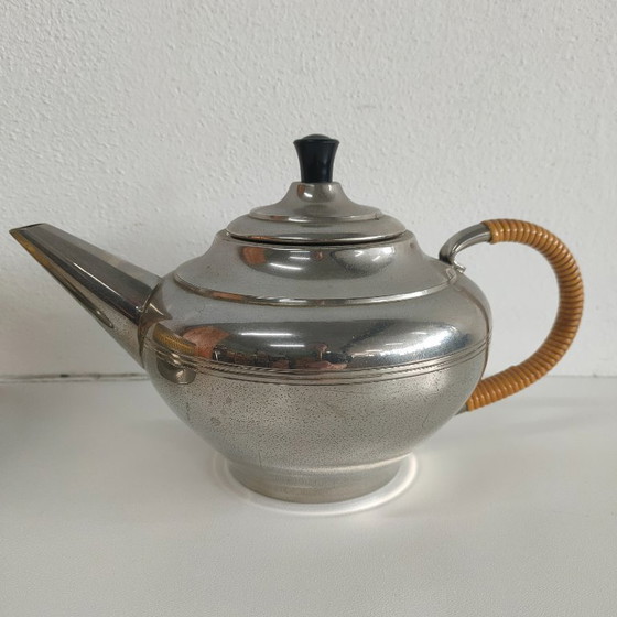 Image 1 of Teiera vintage olandese di design di metà secolo con riscaldatore elettrico