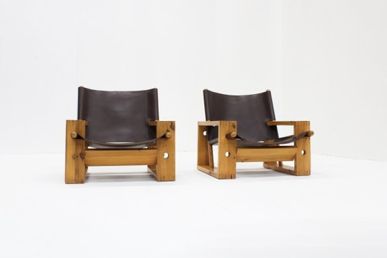 Image 1 of Vintage Ate van Apeldoorn fauteuils Houtwerk Hattem 1960s