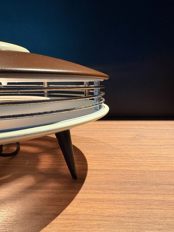 Vintage UFO lamp (space age) – Table lamps, Metal (photo 4 of 10)