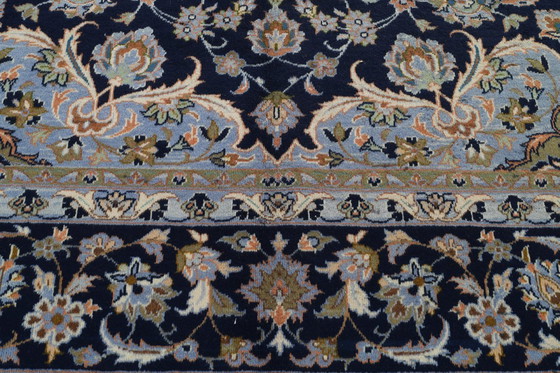 Image 1 of Alfombra persa Kashan 3,98 x 2,87 Alfombra oriental fina N.º 24635