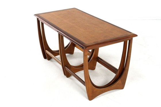Image 1 of G Plan coffee table with nesting tables vintage
