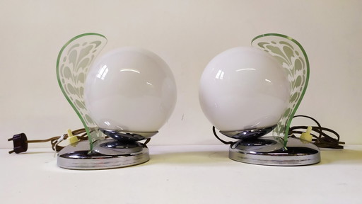 Art Deco Table Lamps, set of 2, 1920