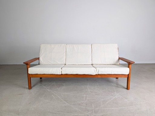Original Juul Kristensen Midcentury Canapé Glostrup Teck 1960