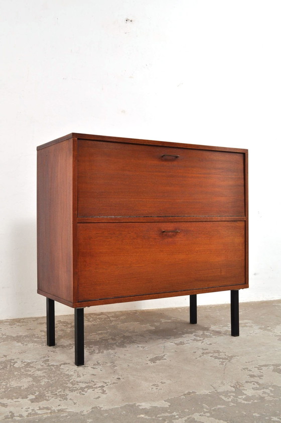 Image 1 of Vintage mahogany flap cabinet 1950s
