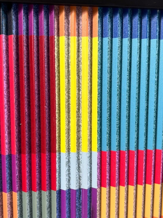 Image 1 of Lena László pour Studio Exactly, Relief lenticulaire/3D sur plaque d'aluminium avec laminage, « 210 formes géométriques », é