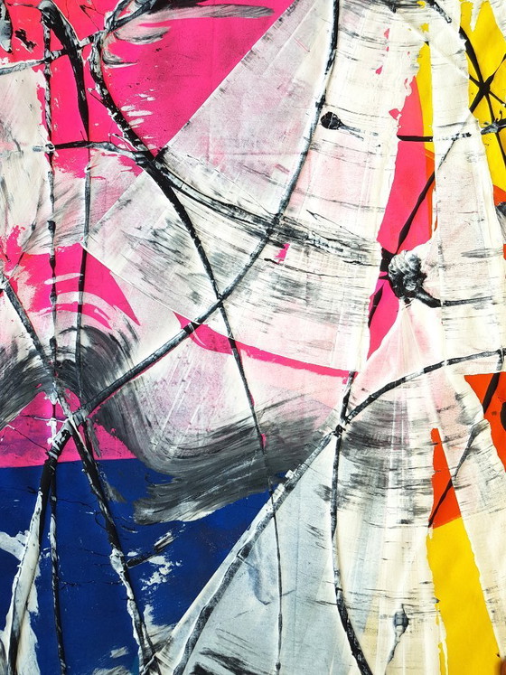 Image 1 of Jürgen Angeler - Pink Heart - 200 x 140 cm