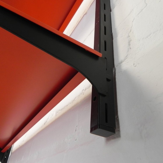 Image 1 of Tomado Holland wall rack - A. Dekker orange black, 1970s