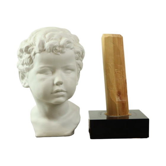 Image 1 of Biscuit Porcelain Bust Child