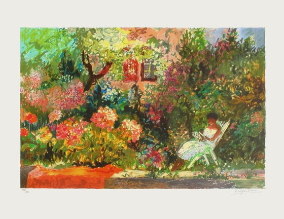 Image 1 of Yvonne CHEFFER-DELOUIS Madeleine a Hendaye Litografia firmata