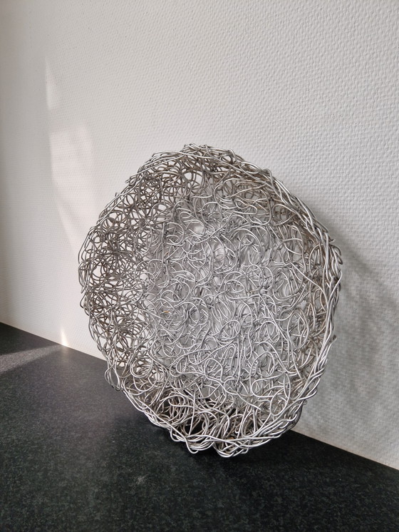 Image 1 of Vintage Alessi Nuvem XL wire schaal Fratelli Campana design