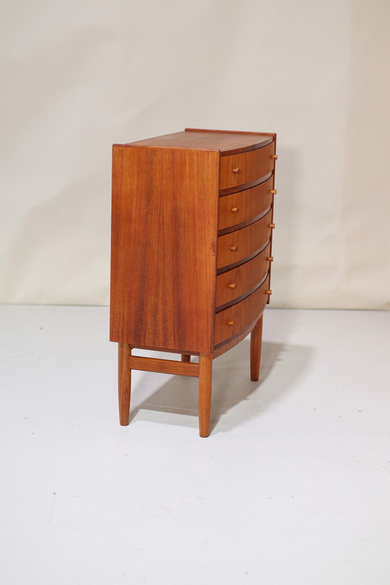 Image 1 of Small chest of drawers Kai Kristiansen hall cabinet Danish