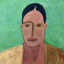Originelles Kunstwerk aus Leinen, einzigartig handbemalt