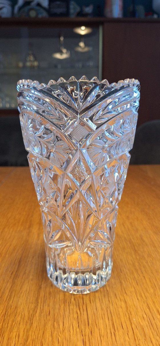 Vase en cristal au plomb Anna Hütte, Transparent (photo 2 sur 5)