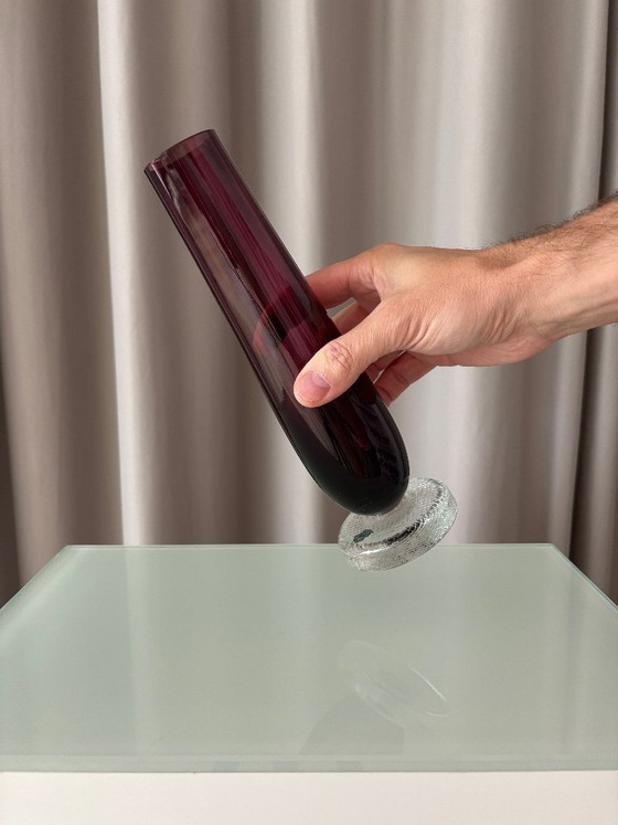 Glass vase, Purple (photo 7 of 7)