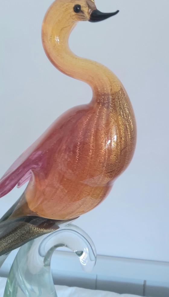 Image 1 of Pauw Murano glas Formia Bladgoud