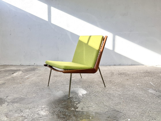 Sillón Boomerang de los años 60 diseñado por Peter Hvidt & Orla Mølgaard-Nielsen para France & Son, Dinamarca (photo 3 of 12)