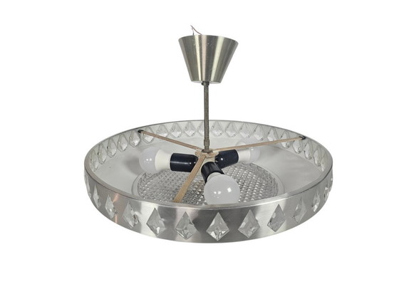 Image 1 of Vitrika - Orrefors - Carl Fagerlund - Ufo lamp - Zweden - 60's