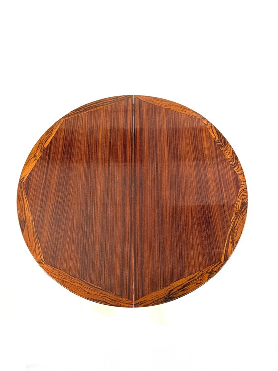 Image 1 of Vintage Rosewood extendable dining table '60