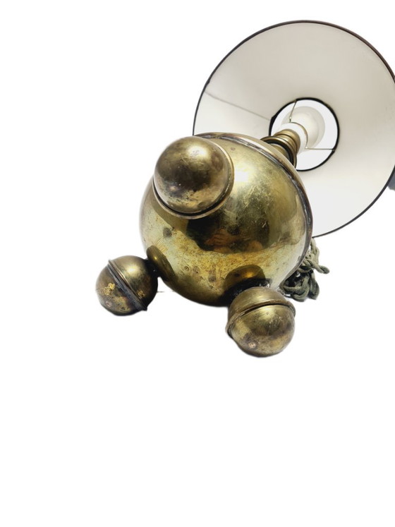 Art Deco Bedside Lamp, Belgium, 1930s – Table lamps, Metal, Brass (photo 13 of 17)