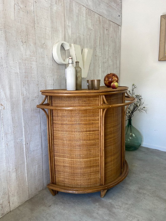 Image 1 of Vintage rotan bar