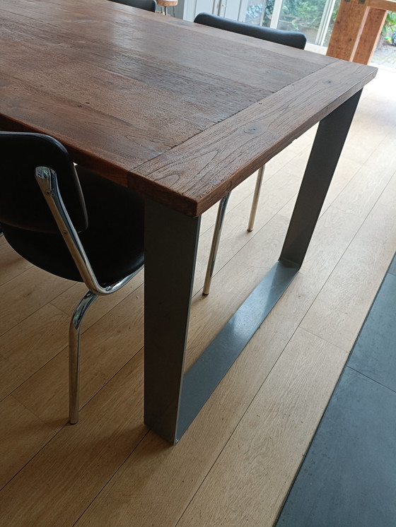 Image 1 of Table de salle à manger d'ambiance