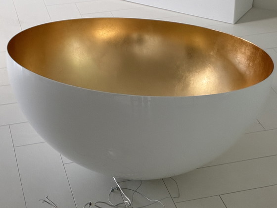 Image 1 of Very Beautiful, Original Dome Lamp Gold Leaf