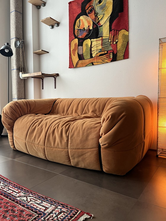 Image 1 of Cini Boeri voor Arflex 1972 Vroege Editie Strips Sofa 