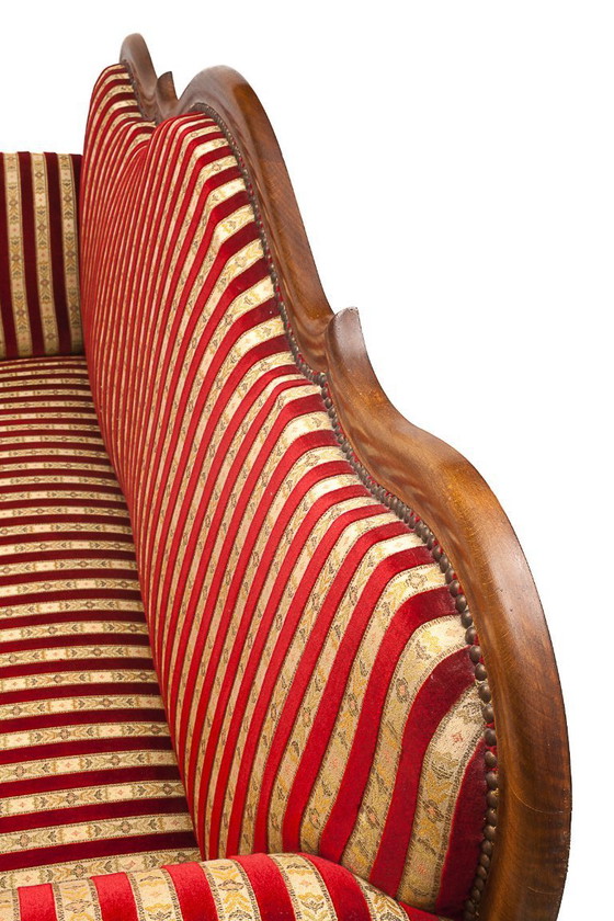 Image 1 of Recamier tweezitsbank in zijden stof