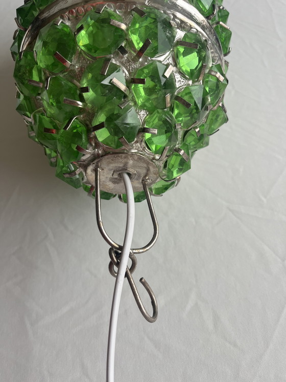 Image 1 of Suspension en verre vintage