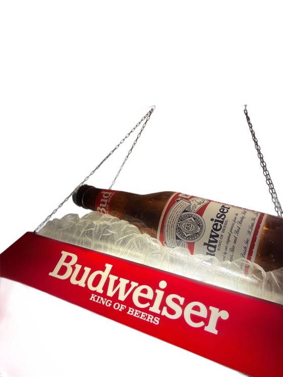Image 1 of Lampada a sospensione Budweiser – iconica lampada a sospensione vintage xxl da bar e piscina in 3D